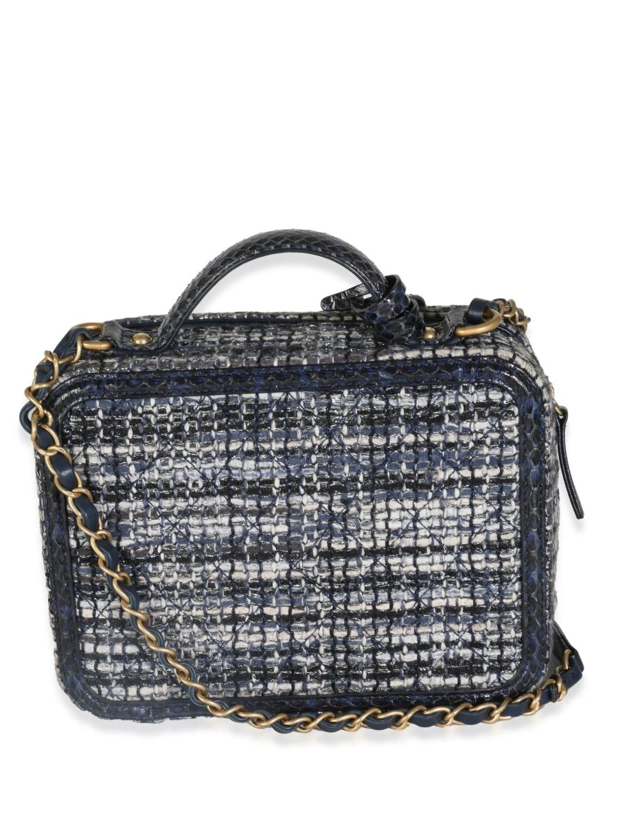 Cheap HOT SALE CHANEL Vanity CC Women 2018 tweed case 0426